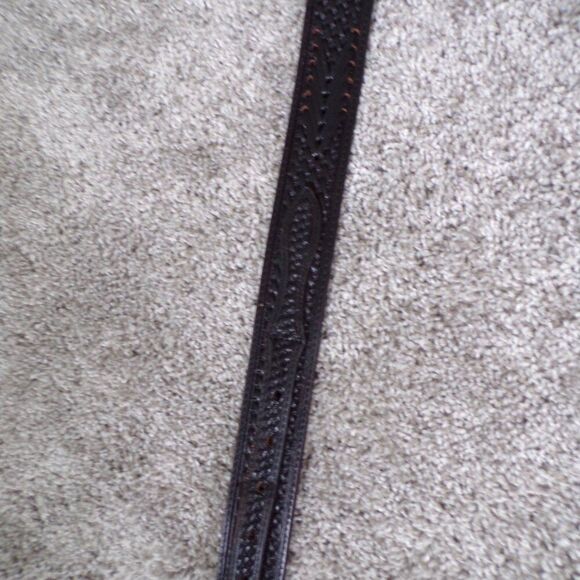 Nocona leather belt 38 - Picture 4 of 7